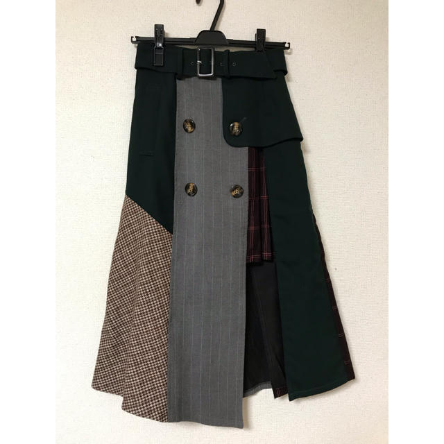 REDYAZEL(レディアゼル)の【値下げ】異素材MIXプリーツスカート レディースのスカート(ロングスカート)の商品写真