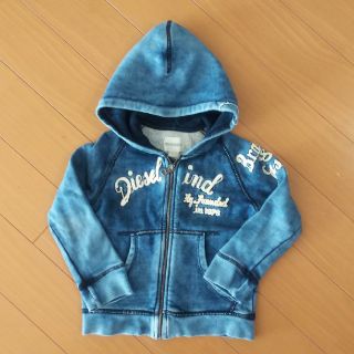 ディーゼル(DIESEL)のDIESEL 美品ダメージ風パーカー 24M(ジャケット/上着)