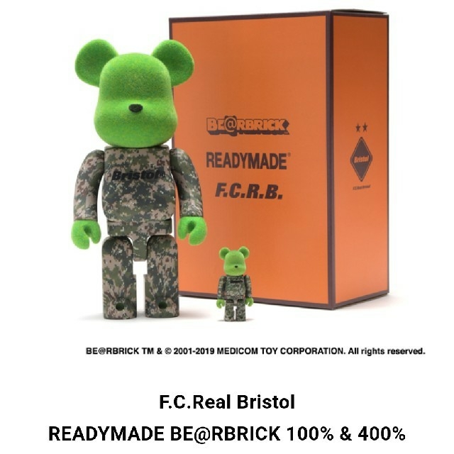 F.C.R.B.(エフシーアールビー)のF.C.Real Bristol READYMADE BE@RBRICK  エンタメ/ホビーのフィギュア(その他)の商品写真