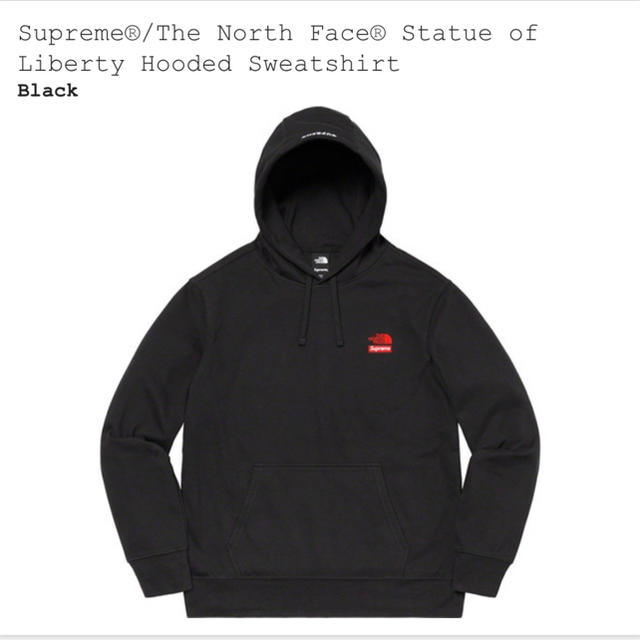 Supreme(シュプリーム)のsupreme×north face Hooded 黒XL メンズのトップス(パーカー)の商品写真