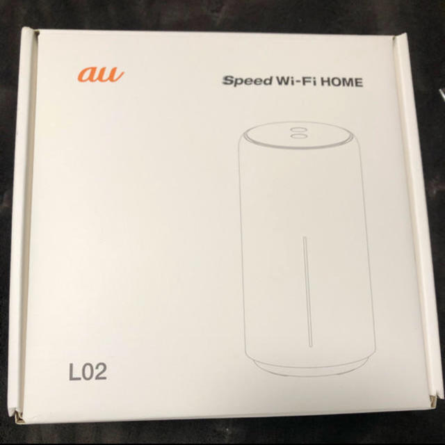 au(エーユー)のSpeed Wi-fi HOME L02 スマホ/家電/カメラのスマートフォン/携帯電話(その他)の商品写真