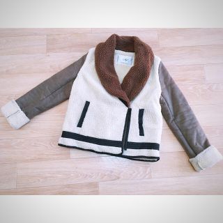 げはなしでℛ SLY - SLY スライ ボア ライダース ムートン ジャケットの
