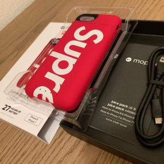 シュプリーム(Supreme)の新品！supreme iphone 7 8 juice pack air ケース(iPhoneケース)