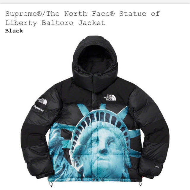 Supreme North Faceバルトロ黒Ｍ