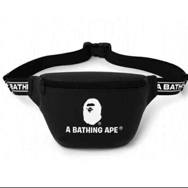 a bathing ape レザー調ウエストバッグ
 エイプ