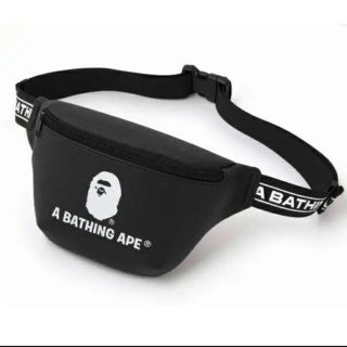 アベイシングエイプ(A BATHING APE)のA BATHING APE レザー調ウエストバッグ(ウエストポーチ)