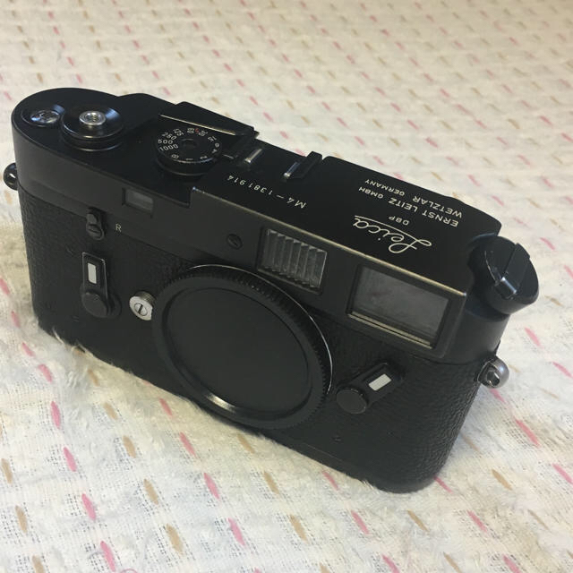 leica M4 ブラッククローム ライカで1番。