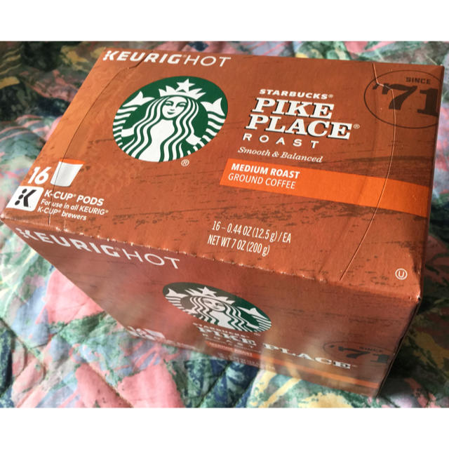 Starbucks Coffee(スターバックスコーヒー)のラスト１ キューリグ×スターバックスコーヒー 「PIKE PLACE」16pc 食品/飲料/酒の飲料(コーヒー)の商品写真