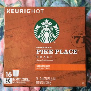 スターバックスコーヒー(Starbucks Coffee)のラスト１ キューリグ×スターバックスコーヒー 「PIKE PLACE」16pc(コーヒー)