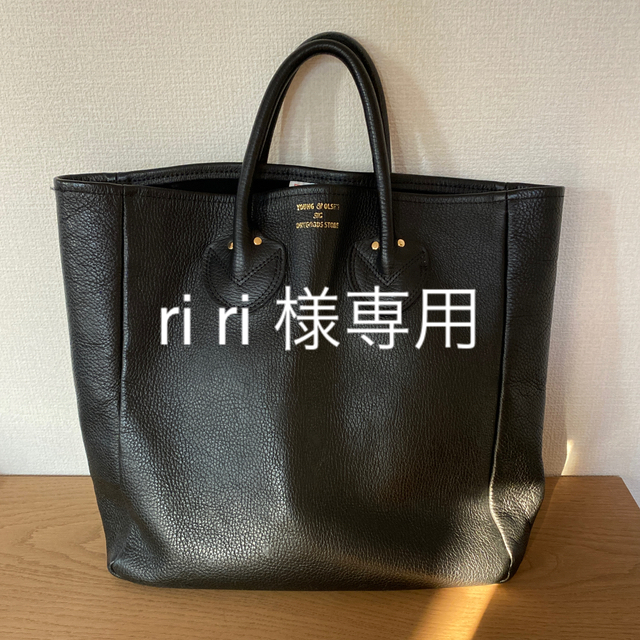 レディースYOUNG&OLSEN EMBOSSED LEATHER TOTE BAG