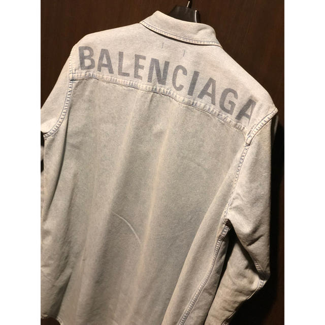 【ラッピング無料】 - Balenciaga BALENCIAGA 37 シャツ デニム バレンシアガ  Gジャン/デニムジャケット