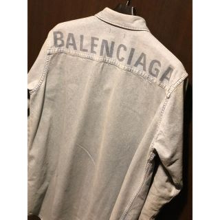 バレンシアガ(Balenciaga)のBALENCIAGA  バレンシアガ デニム シャツ 37(Gジャン/デニムジャケット)