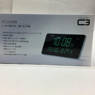 セイコー クロック デジタル時計 C３ 電波時計 SEIKO DL208W