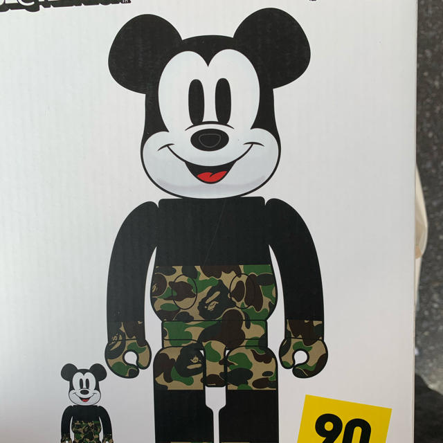 A BATHING APE - BE@RBRICK BAPE MICKEY MOUSE 100% & 400%の通販 by ...