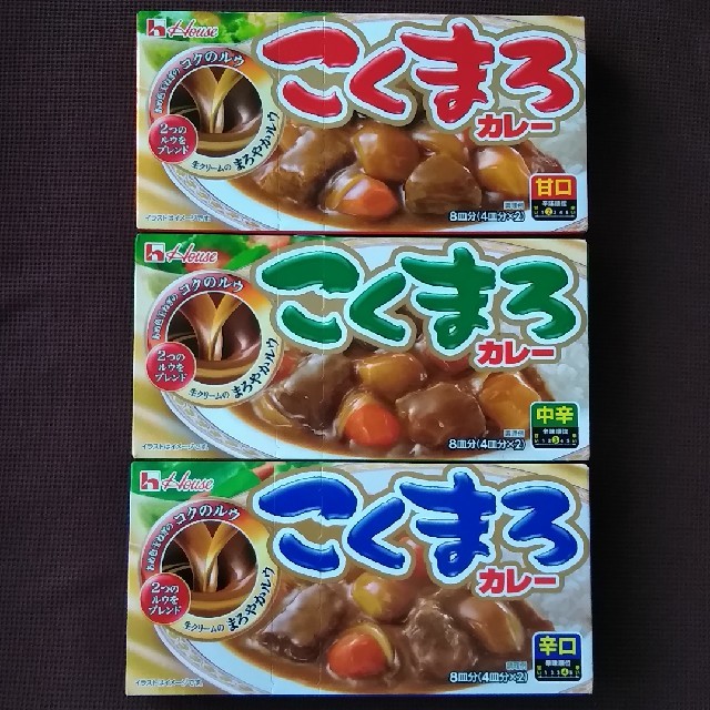 140g　ハウス食品　こくまろカレー　甘口・中辛・辛口の通販　by　なすのへた's　shop｜ハウスショクヒンならラクマ