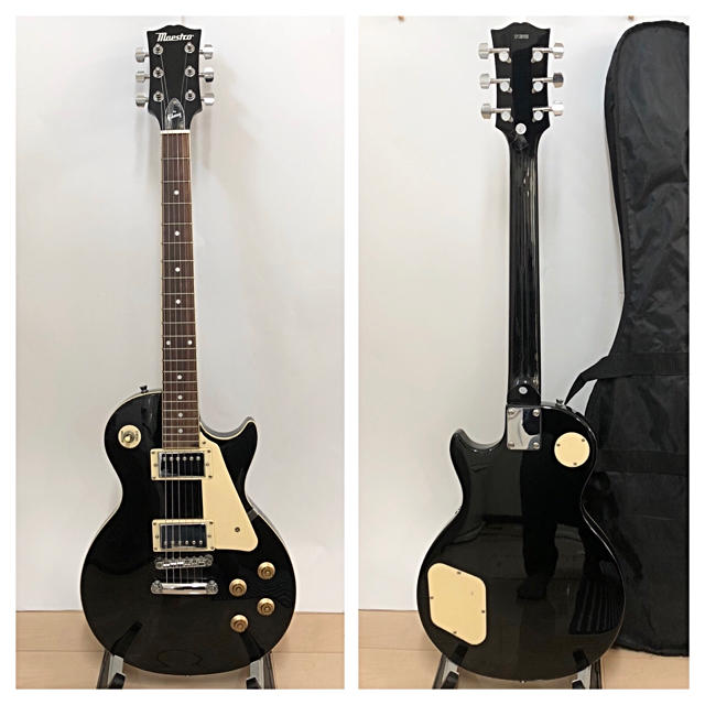 【未使用に近い/生産完了品】Maestro by Gibson レスポール 黒