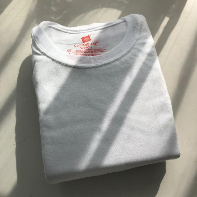 Hanes(ヘインズ)のHanes 白Tシャツ インナー 3枚セット メンズのトップス(Tシャツ/カットソー(半袖/袖なし))の商品写真