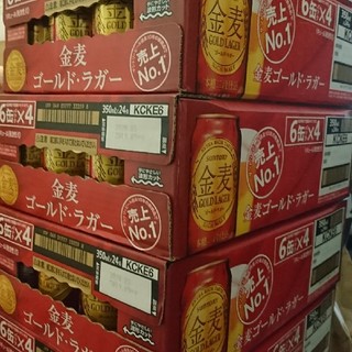 サントリー(サントリー)のサントリー 金麦ゴールドラガー 350ml×24缶×3ケース☆本州･四国迄 送込(ビール)