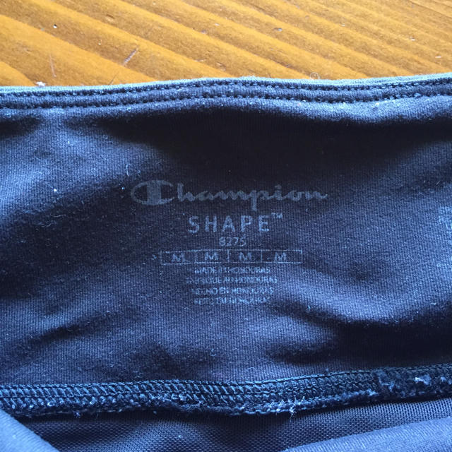 Champion(チャンピオン)のチャンピオン ヨガ/トレーニング等に 黒シンプルタイツ 女性用サイズM スポーツ/アウトドアのトレーニング/エクササイズ(ヨガ)の商品写真