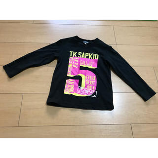 ティーケー(TK)のTK SAPKID 黒長袖Tシャツ 110センチ(Tシャツ/カットソー)