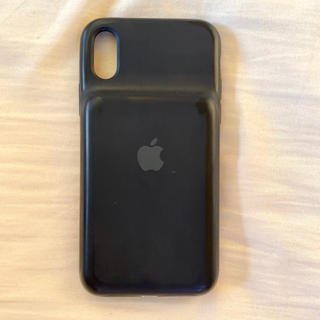 アップル(Apple)のApple smart battery case iPhoneXs用　ブラック(iPhoneケース)