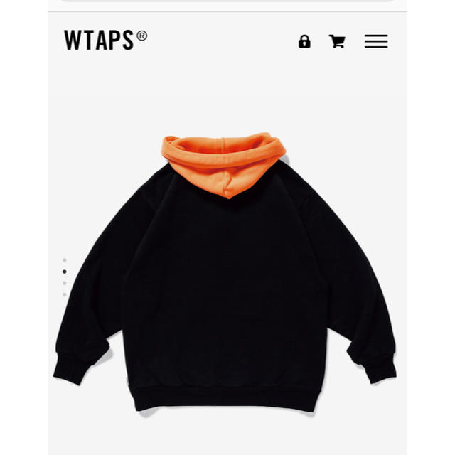 W)taps - WTAPS SWITCH SWEATSHIRT パーカー ブラック Mサイズの W)taps - WTAPS SWITCH SWEATSHIRT パーカー ブラック Mサイズの