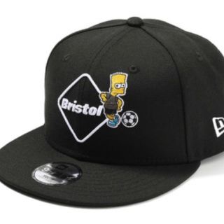 FCRB F.C.R.B. THE SIMPSONS NEWERA キャップ　黒