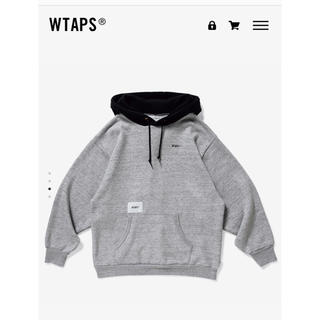 ダブルタップス(W)taps)のWTAPS SWITCH SWEATSHIRT パーカー グレー Mサイズ(パーカー)