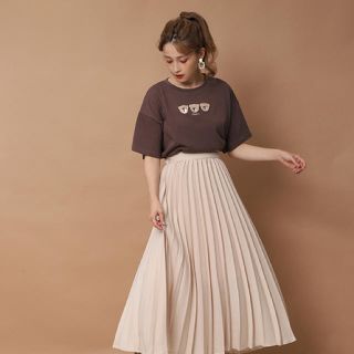 ワンアフターアナザーナイスクラップ(one after another NICE CLAUP)のナイスクラップ  くまTee ブラウン(Tシャツ(半袖/袖なし))