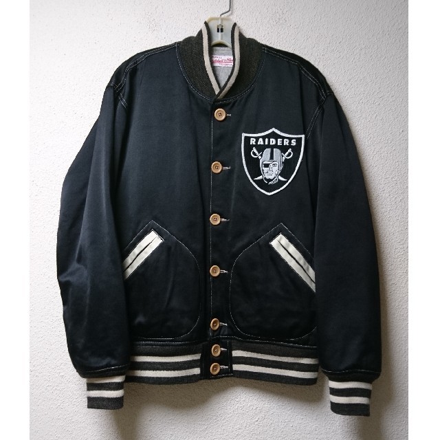 MITCHELL & NESS   ミッチェルアンドネス レイダース スタジャン Lの