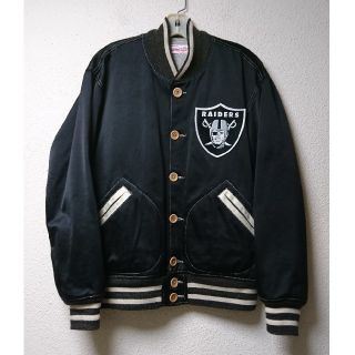 ミッチェルアンドネス(MITCHELL & NESS)のミッチェルアンドネス レイダース スタジャン L(スタジャン)