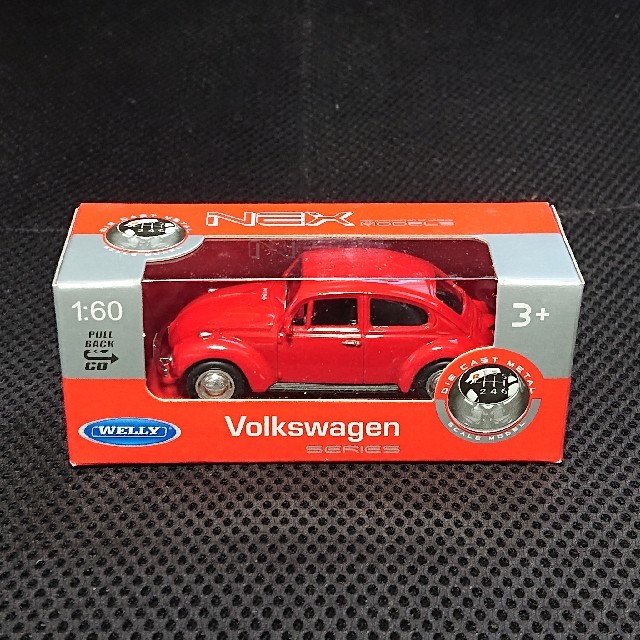 Volkswagen(フォルクスワーゲン)のフォルクスワーゲン ビートル WELLY NEX ミニカー チョロQ エンタメ/ホビーのおもちゃ/ぬいぐるみ(ミニカー)の商品写真