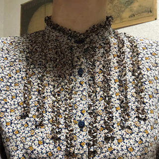 ロキエ(Lochie)のvintage frill blouse(シャツ/ブラウス(長袖/七分))