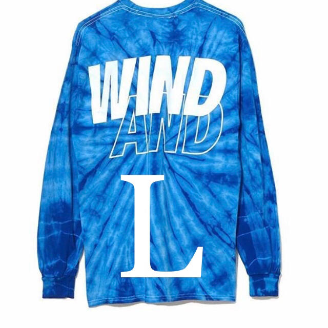 希少L キムタク着 私物 WIND AND SEA タイダイ カットソー - Tシャツ