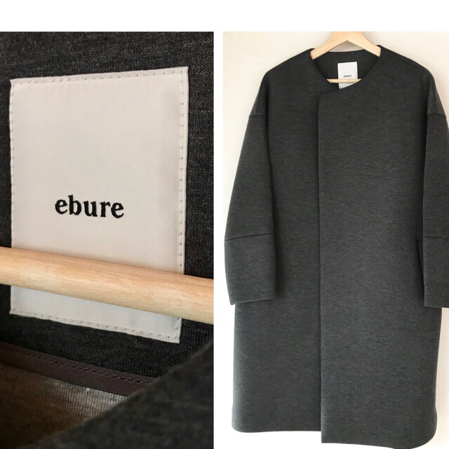 《美品》 ebure エブール  ボンディング コート 36