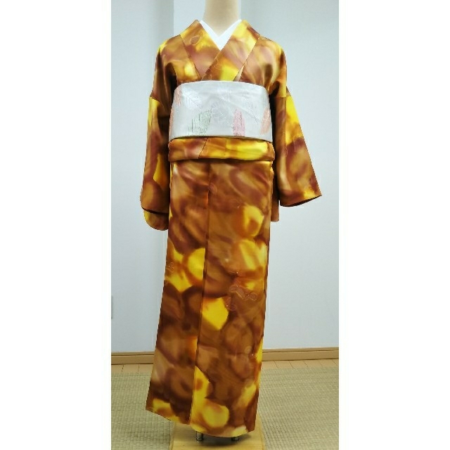 作家小紋きもの　　美品　帯付き