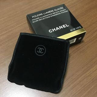 シャネル(CHANEL)の【お箱・ケースのみ】CHANEL ホワイトシルバー シマリング パウダー(その他)