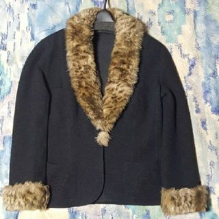 ♡美品♡伊太利屋♡ファーコート♡ジャケット♡