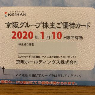 ケイハンヒャッカテン(京阪百貨店)の京阪グループ株主優待(遊園地/テーマパーク)