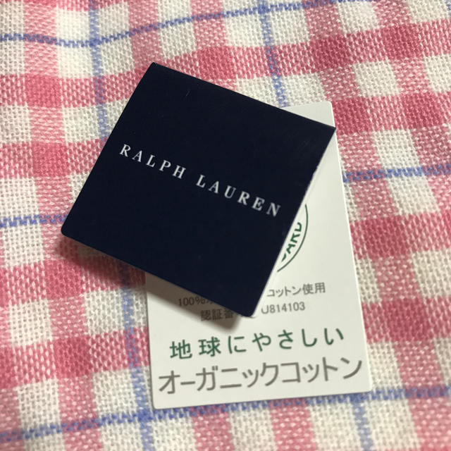 Ralph Lauren(ラルフローレン)のRALPH LAUREN オーガニックハンカチ レディースのファッション小物(ハンカチ)の商品写真