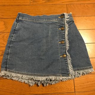 シマムラ(しまむら)のガールズデニムスカートsize150(スカート)