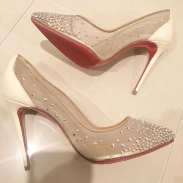 Christian Louboutin スワロフスキー　パンプス