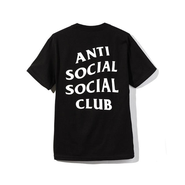 ANTI(アンチ)のanti social social club/Logo Tee Black M メンズのトップス(Tシャツ/カットソー(半袖/袖なし))の商品写真