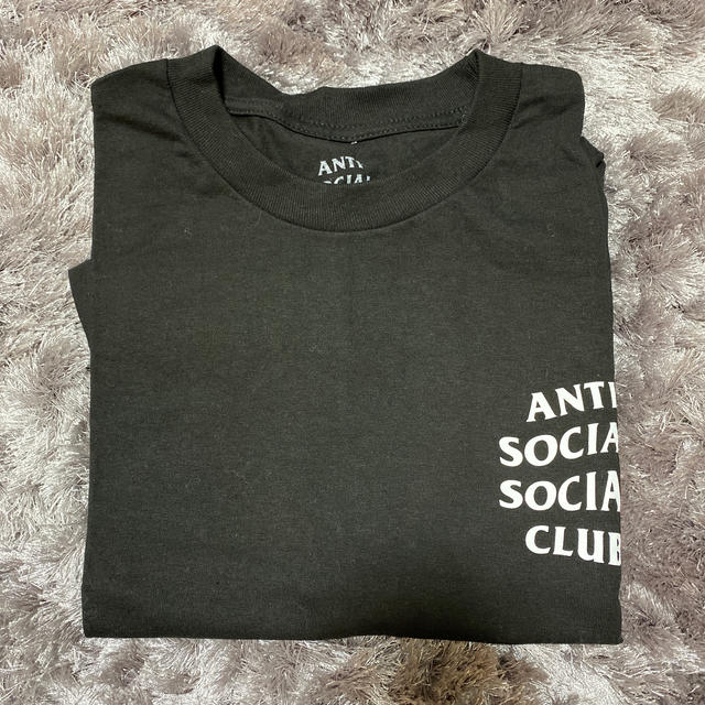 ANTI(アンチ)のanti social social club/Logo Tee Black M メンズのトップス(Tシャツ/カットソー(半袖/袖なし))の商品写真