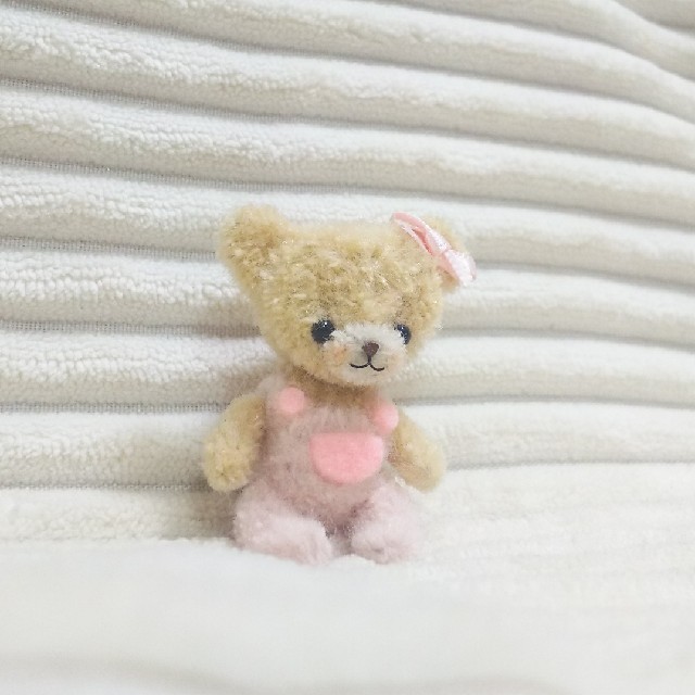 モールベア ピンクの洋服のベア モールアート ハンドメイドのぬいぐるみ/人形(ぬいぐるみ)の商品写真