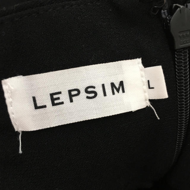 LEPSIM(レプシィム)のレプシム サロペット  パンツ 黒 レディースのパンツ(サロペット/オーバーオール)の商品写真