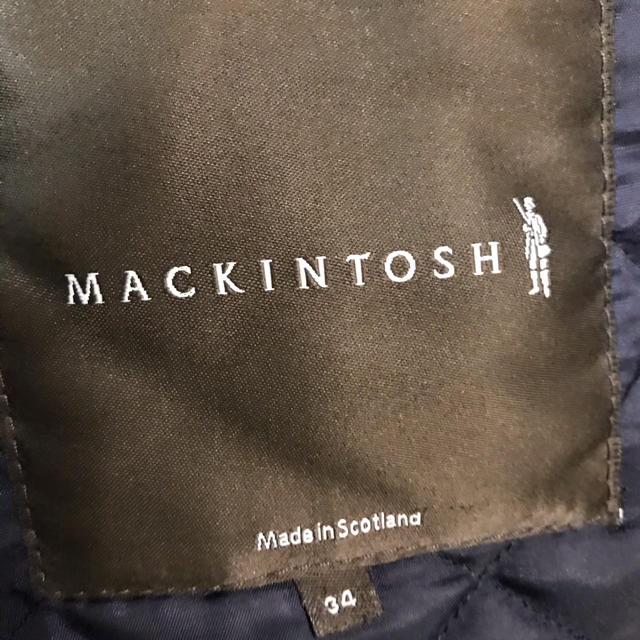 MACKINTOSH(マッキントッシュ)のマッキントッシュ　キルティング　コート　ネイビー　紺　34 キルティングコート メンズのジャケット/アウター(ステンカラーコート)の商品写真