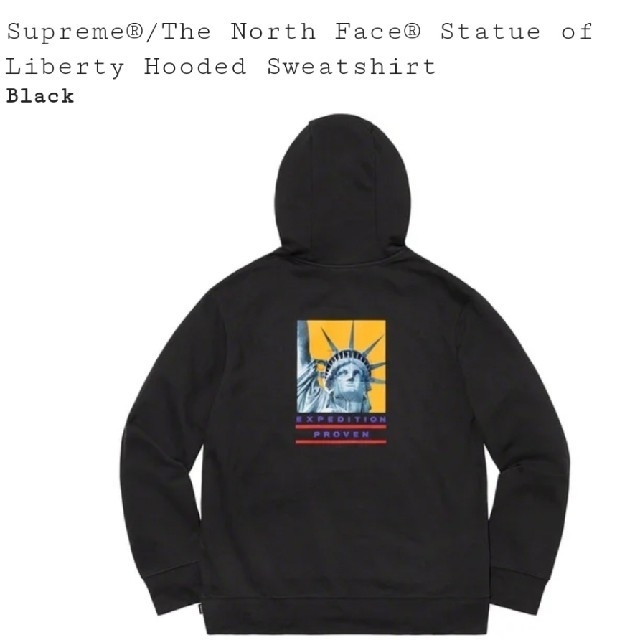 Sup　Statue of Liberty Hooded Sweatshirt