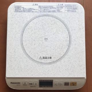 パナソニック(Panasonic)の【美品】Panasonic卓上IHクッキングヒーター/IH調理器 KZ-PH31(調理機器)