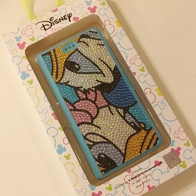 Disney(ディズニー)のDisney  ドナルド&デイジー　ジュエリースマホケース スマホ/家電/カメラのスマホアクセサリー(iPhoneケース)の商品写真